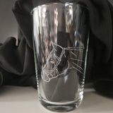 Glas gravering med eget motiv - Model Eher