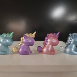 Unicorn Figur - Flere farver