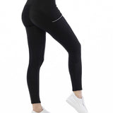 Equitheme rideleggings Brigitte med et fuldsæde silikone - Sort