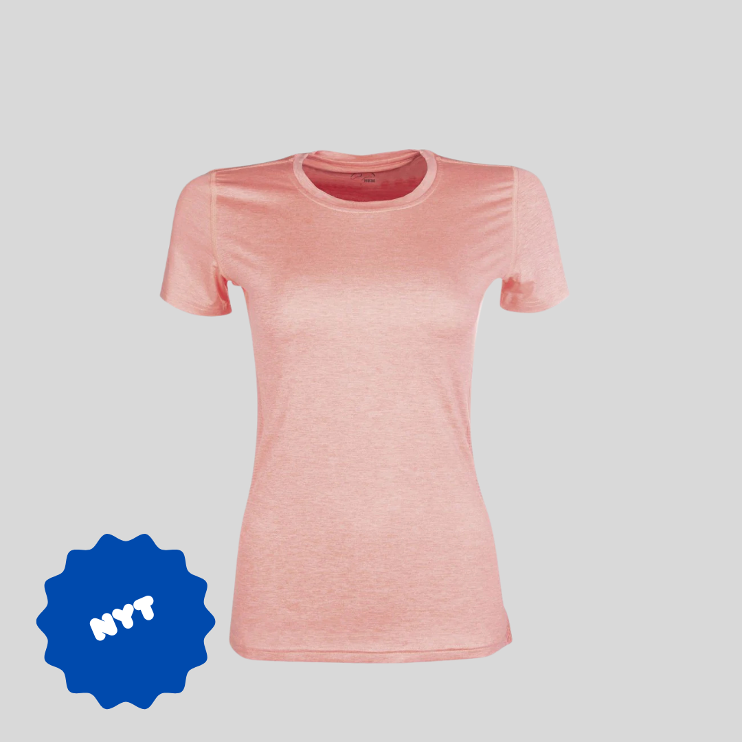 Hkm Light Up T-shirt  - Neon Coral