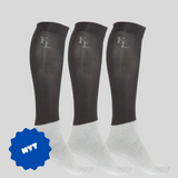 KL classic nylon strømper - 3 pak SORT
