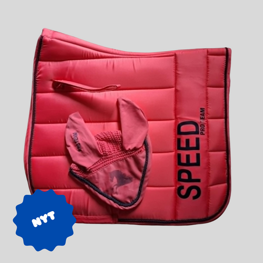 HKM Dressurunderlag - Speed Kollektion - Raspberry