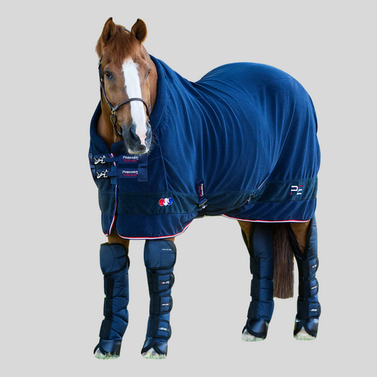 Premier Equine Buster Fleece Cooler - Navy